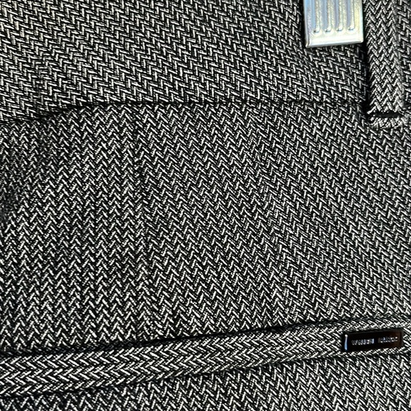 White House Black Market The Slim Ankle Black pattern Dress Pants Size l10 - Picture 3 of 4